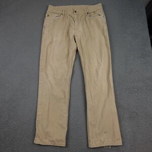Stio Pants Mens 35x30 Beige Khaki Outdoor Workwear Paint Stains